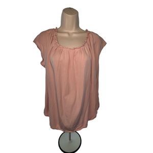 Sheer Pink Blouse ~ XXL ~ Lauren Conrad ~ EUC